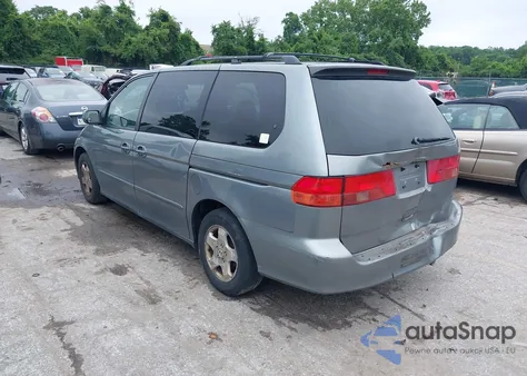 2000 Honda Odyssey Ex z USA, uszkodzony, nr VIN 2HKRL1863YH502965